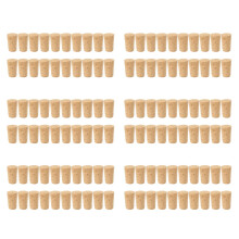 120Pcs/Lot Wood Corks Wine Stopper Wood Bottle Stopper Cone Type Wine Bottle Corks Plug Sealing Cap Beer Bottle Corks