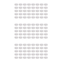 Pack of 120 Screw Top Round Aluminum Tins Cans - Aluminum Screw Lid Round Tin Container Bottle