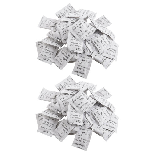 100 Morceaux de Silice Dessiccant SÉchage HumiditÉ Absorbeur Sachets Sacs