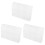 3X Clear Acrylic Remote Control Holder Wall Mount Media Organizer Storage Box (Three Compartments) 1