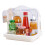 2X Kitchen Bread Storage Box Plastic First Aid Medicine Storage Box Cosmetic Organizer Multifunctional Flip Boxes 7