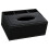 2X PU Tissue Box Remote Control Holder Multifunctional Desktop Organizer Pencil Scissor Container (Black) 5