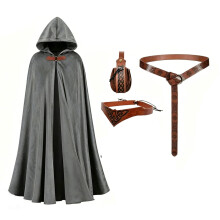 Halloween Vikinges Costume Accessories Medieval Chevalier-Gray