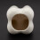 2X Tooth Shape White Ceramic Flower Pot Modern Design Planter Teeth Model  Desktop Pot  Gift(Without Plants) 9