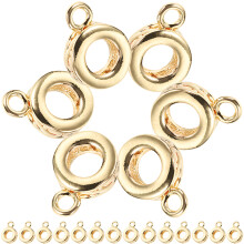 20St Metalen Koperen Kralen Met Oogje Voor Sieraden Ontwerpen