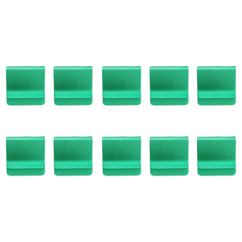 Set van 10 premium golfcapclips van-Smaragdgroen