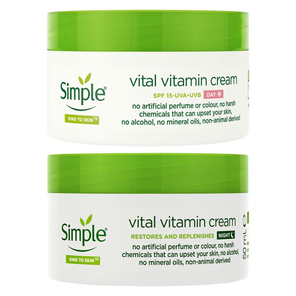 Simple Day Spf15 & Night Cream 6Pack Each