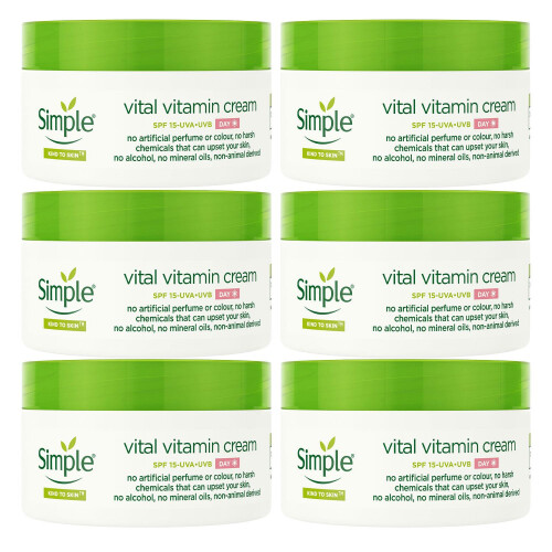 Simple Simple Day Cream SPF15 50ml 6 Pack