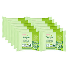 Simple Eye Make-Up Remover Pads 30 Pads 12 Pack