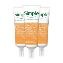 Simple Brightening Eye Gel 25ml 3 Pack