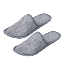 10Paren Grijze Wegwerp Hotel Slippers Non-Slip Eva Comfort