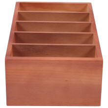 1Houten Desktop Opbergdoos Voor Telefoon En Kleine Spullen Op Bureau
