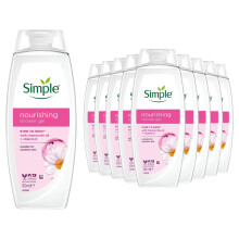 Simple Nourishing Shower Cream 450ml 12 Pack