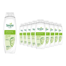 Simple Refreshing Shower Gel 675ml 24 Pack
