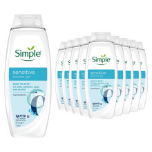 Simple Sensitive Shower Gel 675ml 12 Pack