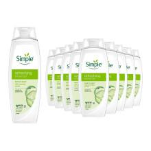Simple Refreshing Shower Gel 450ml 24 Pack