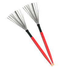 1Paar Professionele Drum Brush Met Steel Voor Jazz Drums
