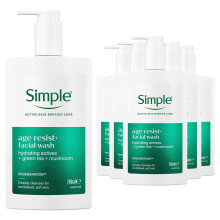 Simple Age Resist+ Face Wash 240ml 6 Pack