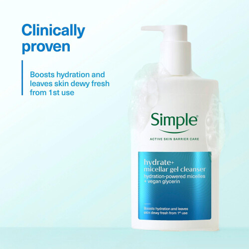 Simple Simple Smooth + Hydrate Face Wash Set 1