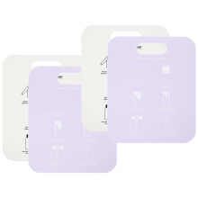 4St Compacte Kleding Vouwplank Shirt Organizer Anti-Kreuk PP Materiaal