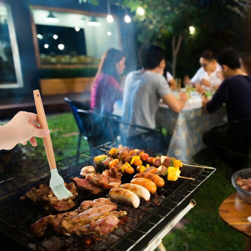 3St Siliconen Basting Kwasten Voor Barbecue En 2