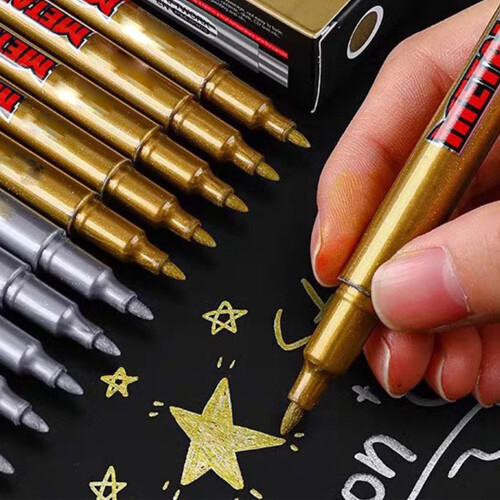 Permanente markeerstift Acrylverfpen-Gemengde kleuren 2