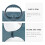 1X Blauwe Plastic Foldable Met Ergonomische Handgreep 6