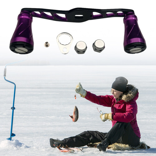 Poignée de moulinet de pêche Baitcast, Double bascule en-1 2