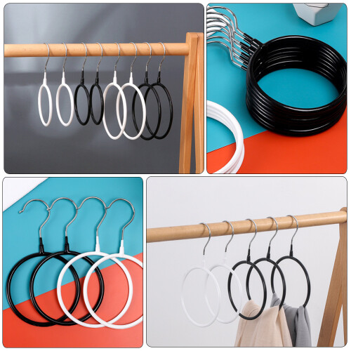4St Multifunctionele Zwarte Metalen Ring Voor Sjaals 2