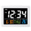 2X Color Large Screen LCD Electronic Desk Alarm Clock with Temperature Date Display 8