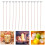 500 Peças ECO Pavios para Velas de Soja, Pavio de Vela Pré-Encerado de 8 Polegadas para Fabricação de Velas, Pavio de Vela Grosso com Base 3