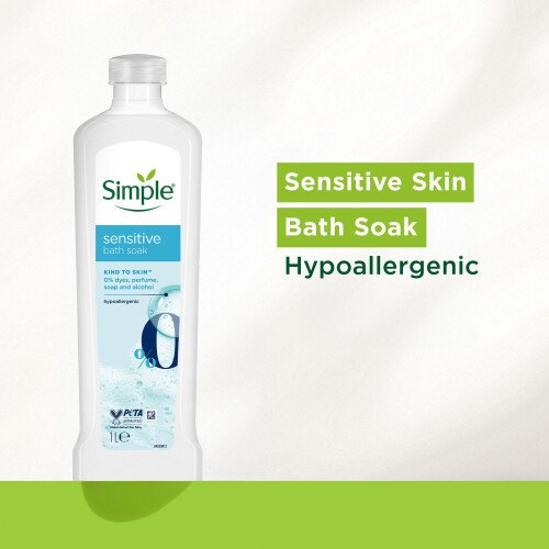 Simple Simple Sensitive Bath Soak 1L 24 Pack 1