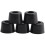 Rubber Anti Vibration Isolator Absorber Base Foot Pad 60Pcs Black 8