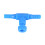 40 Pieces Plastic Aquarium Fish Tank 2 Way Air Pump Control Valves, 4