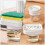 Draagbare Witte Afwaszeepdispenser Met Sponshouder 3