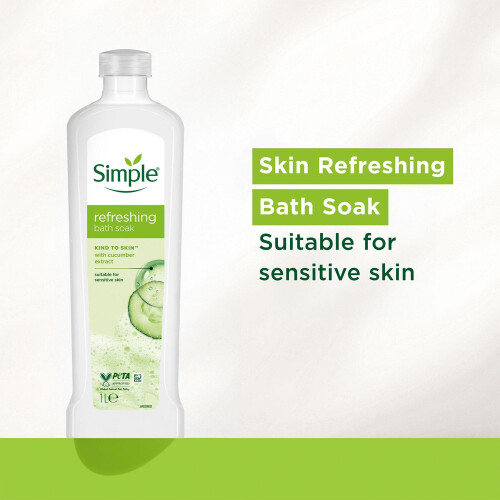 Simple Simple Refreshing Bath Soak 1L 24 Pack 1