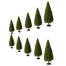 10 Stuks Zandtafel Dennenbomen Creatieve Micro-Landschap Modellen