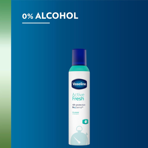 Vaseline Vaseline ProDerma Active Fresh Antiperspirant Deodorant Spray 150ml, 3 Pack