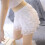 1Witte Veiligheidsshorts Dames, Elastische Taille En Kant Decor 11