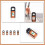 5St Mini Afvalbak ABS Decoratief Voor DIY Model En Landschap 4