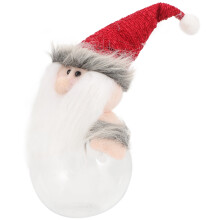 1Plastic Kerstman Snoepdoos Draagbare Feestdecoratie Met Kerstthema