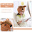 1Bruine Roe Deer Hoed Cartoon Accessoire 5
