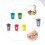 5St Mini Afvalbak ABS Creatief Decor Voor Mini Huiskamers 5