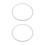 2X Kitchenware Pressure Cooker Rubber Seal Gasket, 26 cm Inner Diameter 1