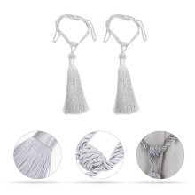 2St Gordijnaccessoire Met Luxe Kwast Design