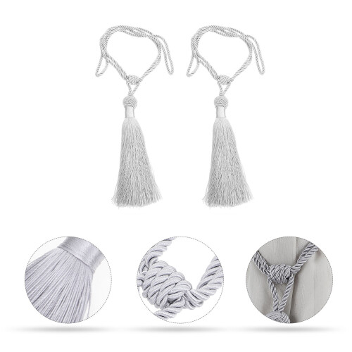 2St Gordijnaccessoire Met Luxe Kwast Design