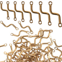 150St DIY Gouden Oorbel Verbindingsstokken Met Sterk Koperen Materiaal