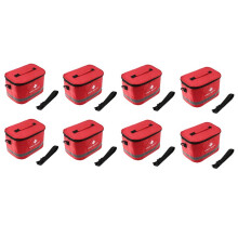 8X Outdoor First Aid Kit Sports Camping Bag Home Emergency Survival Package Red Nylon Striking Symbol Bag