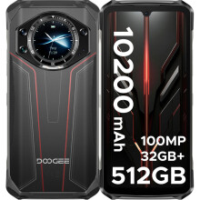 (red) DOOGEE S119 4G Rugged Phone, 32GB RAM+512GB ROM, 6.72" FHD+, 10200mAh, 33W, 100MP Camera, Round Rear Display, IP68, NFC