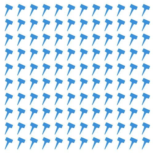 120 Stück-Himmelblau